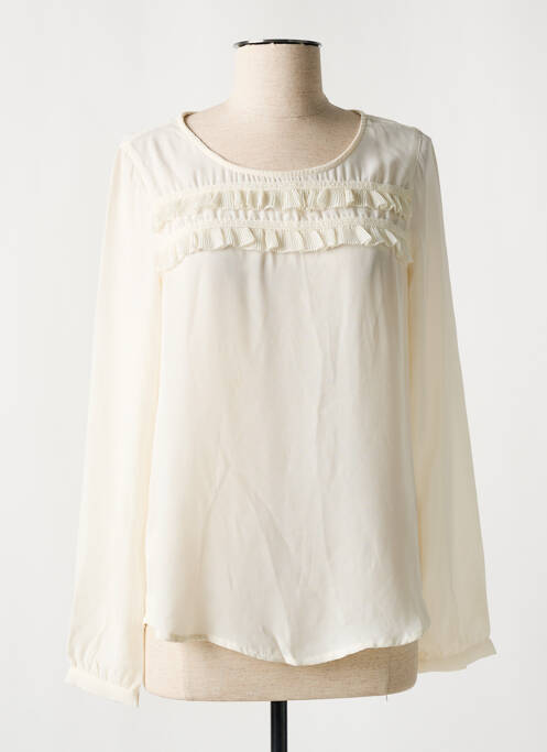 Blouse beige VILA pour femme