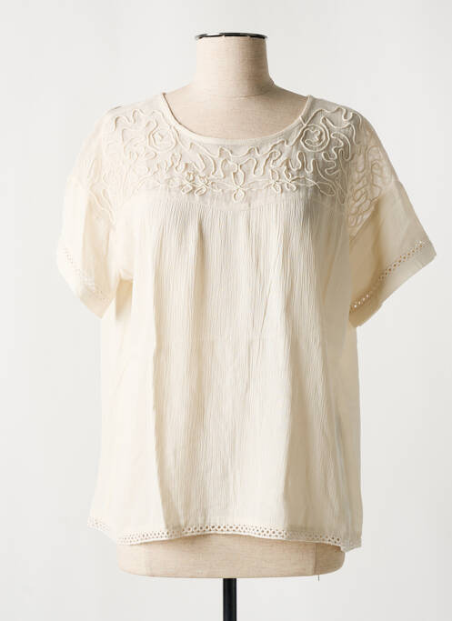 Blouse beige VILA pour femme