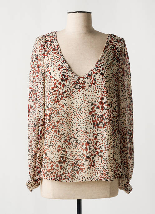 Blouse marron VILA pour femme