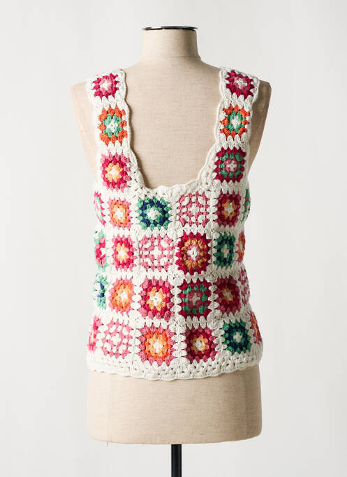 Top beige C'EST BEAU LA VIE pour femme