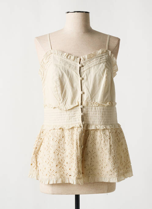 Top beige VILA pour femme