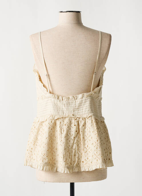 Top beige VILA pour femme