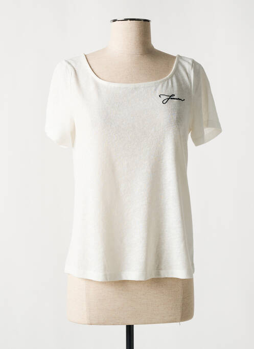T-shirt beige VILA pour femme