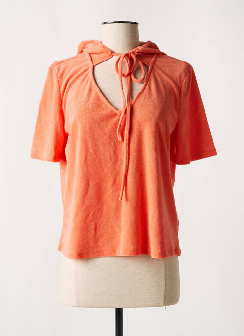 T-shirt orange VILA pour femme