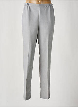 Pantalon droit taille élastique gris GUY DUBOUIS femme
