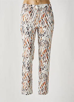 Pantalon slim poches marron ANNA MONTANA femme