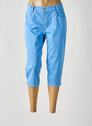 Pantacourt poches bleu ANNA MONTANA femme