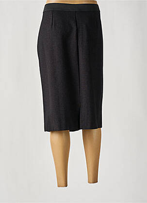 Jupe mi-longue coupe droite noir TELMAIL femme