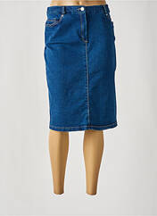 Jupe mi-longue bleu CHRISTINE LAURE pour femme seconde vue