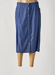 Jupe mi-longue bleu GUY DUBOUIS pour femme seconde vue