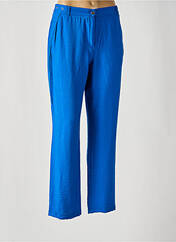 Pantalon droit bleu CHRISTINE LAURE pour femme seconde vue