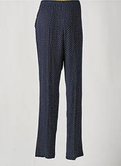 Pantalon droit bleu FRANCE RIVOIRE pour femme seconde vue