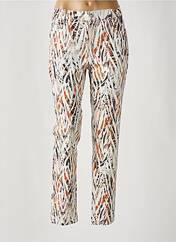 Pantalon slim marron ANNA MONTANA pour femme seconde vue