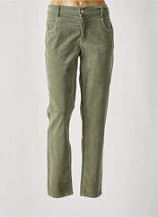 Pantalon slim vert ANNA MONTANA pour femme seconde vue