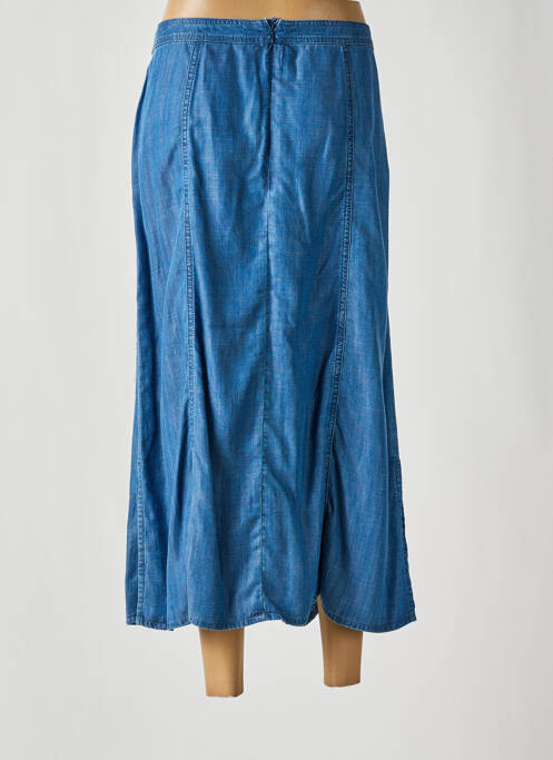 Jupe mi-longue bleu BARBARA LEBEK pour femme