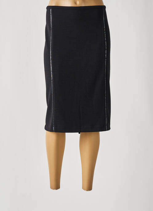 Jupe mi-longue noir TELMAIL pour femme