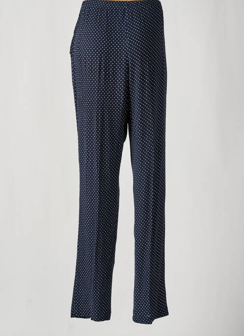 Pantalon droit bleu FRANCE RIVOIRE pour femme