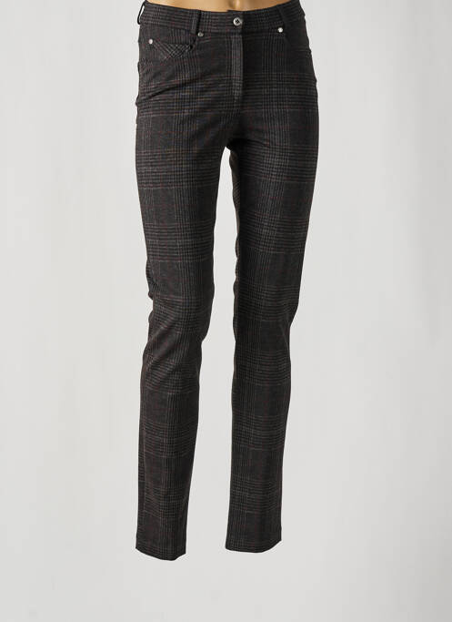 Pantalon slim gris FRANCE RIVOIRE pour femme