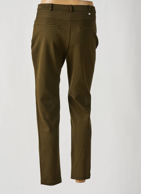Pantalon slim vert CHRISTINE LAURE pour femme