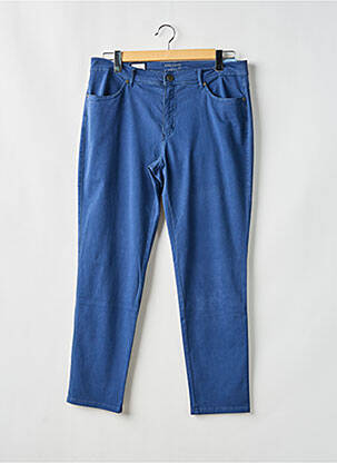 Pantalon slim poches bleu ANNA MONTANA femme