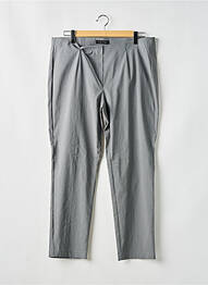 Pantalon droit taille élastique gris MAGIC SHAPE femme