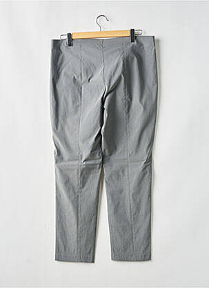 Pantalon droit taille élastique gris MAGIC SHAPE femme