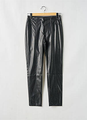 Pantalon slim taille élastique noir ANNA MONTANA femme