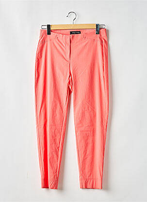 Pantalon slim taille élastique orange MAGIC SHAPE femme