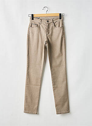Pantalon slim poches beige ANNA MONTANA femme
