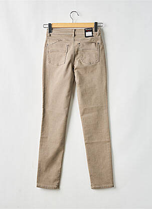 Pantalon slim poches beige ANNA MONTANA femme