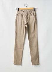 Pantalon slim beige ANNA MONTANA pour femme seconde vue
