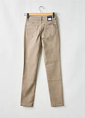 Pantalon slim beige ANNA MONTANA pour femme seconde vue