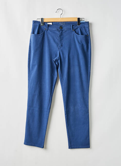 Pantalon slim bleu ANNA MONTANA pour femme