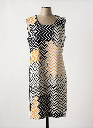 Robe mi-longue sans manche sans manche beige MERI & ESCA femme