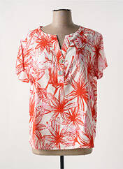 Blouse rouge CHRISTINE LAURE pour femme seconde vue