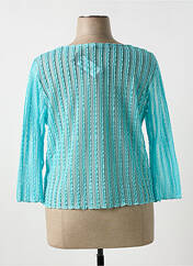 Gilet manches longues bleu TELMAIL pour femme seconde vue
