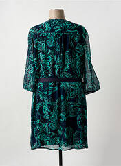 Robe mi-longue bleu CHRISTINE LAURE pour femme seconde vue