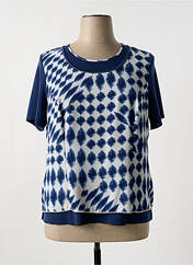 Top bleu FRANCE RIVOIRE pour femme seconde vue