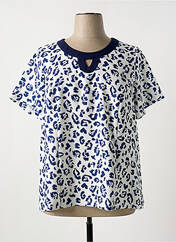 Top bleu FRANCE RIVOIRE pour femme seconde vue