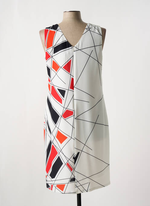 Robe mi-longue blanc MERI & ESCA pour femme