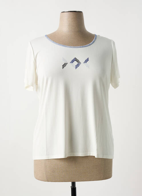 T-shirt beige TELMAIL pour femme