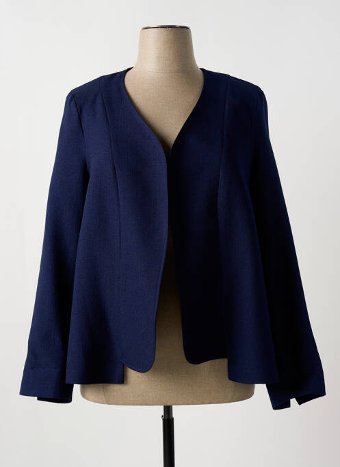 Veste chic bleu FRANCE RIVOIRE pour femme