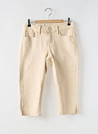 Corsaire tissage denim taille normale beige ESPRIT femme
