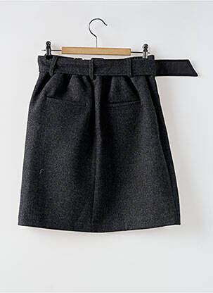 Jupe courte poches gris C'EST BEAU LA VIE femme