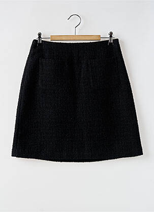 Jupe courte taille à pinces noir C'EST BEAU LA VIE femme