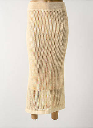 Jupe longue taille haute beige ESPRIT femme
