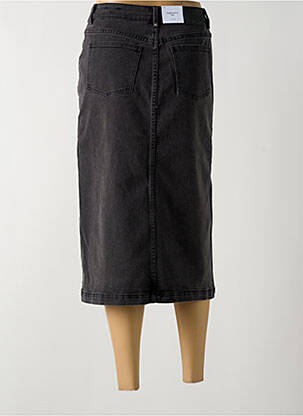 Jupe mi-longue stretch gris VILA femme