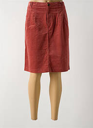 Jupe mi-longue coupe droite rouge ESPRIT femme
