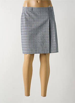 Jupe courte taille à pinces gris ESPRIT femme