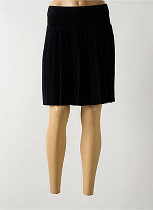 Jupe courte taille haute noir VILA femme
